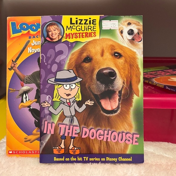 Kim possible Lizzie McGuire Looney Tunes Set of Three early 2000s Chapter Books - Picture 3 of 9